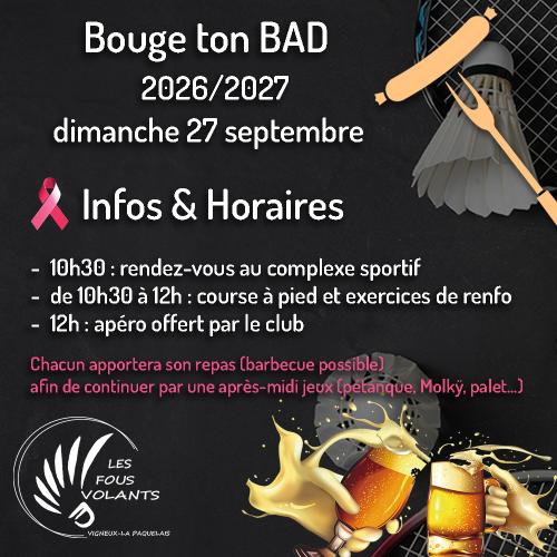 Remise en forme 2026 & apéro + barbecue